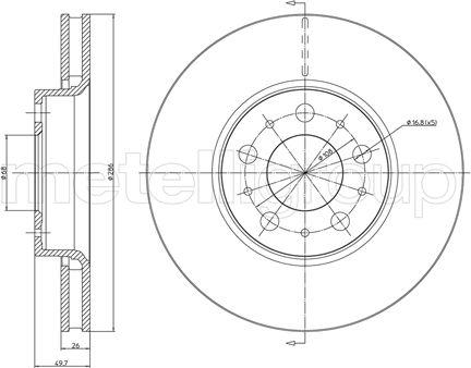 Trusting DF804 - Brake Disc autospares.lv