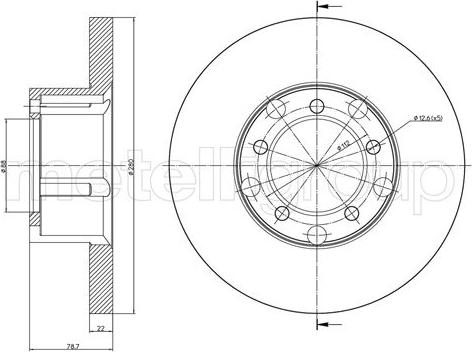 Trusting DF213 - Brake Disc autospares.lv