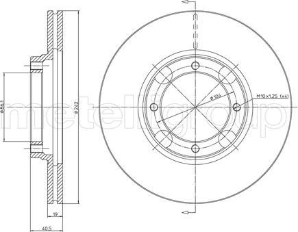 Trusting DF288 - Brake Disc autospares.lv