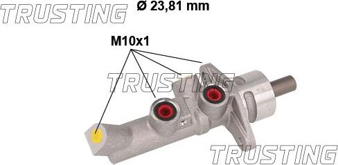 Trusting PF962 - Brake Master Cylinder autospares.lv