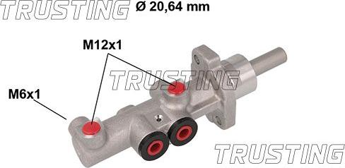 Trusting PF973 - Brake Master Cylinder autospares.lv