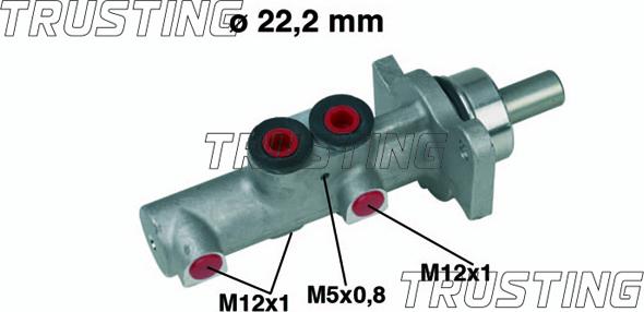 Trusting PF506 - Brake Master Cylinder autospares.lv