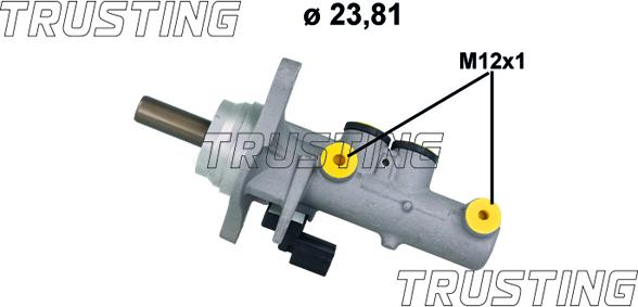 Trusting PF1213 - Brake Master Cylinder autospares.lv