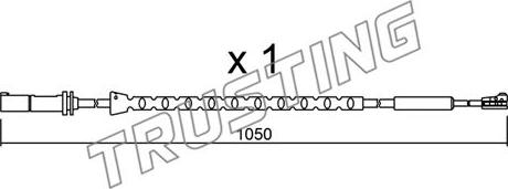 Trusting SU.310 - Warning Contact, brake pad wear autospares.lv