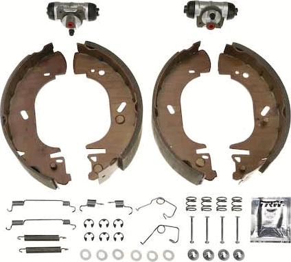 TRW BK1683 - Brake Shoe Set autospares.lv