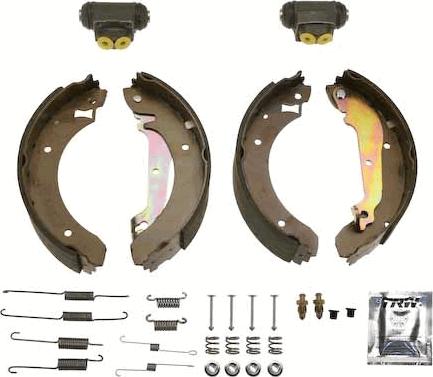 TRW BK1634 - Brake Shoe Set autospares.lv