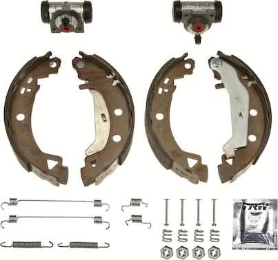 TRW BK1736 - Brake Shoe Set autospares.lv