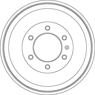 TRW DB4451 - Brake Drum autospares.lv