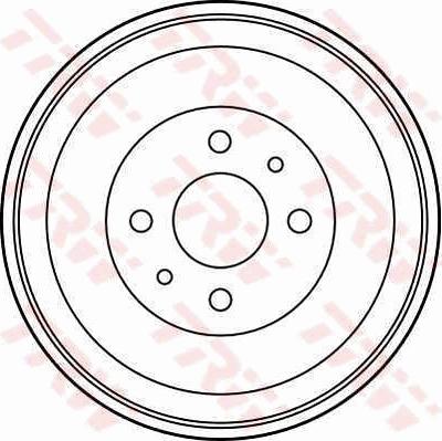 TRW DB4183 - Brake Drum autospares.lv