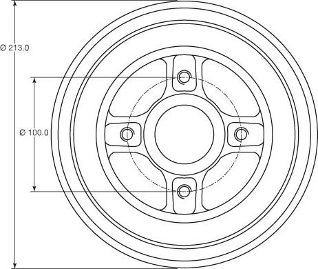 TRW DB4363MR - Brake Drum autospares.lv