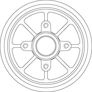 TRW DB4220MR - Brake Drum autospares.lv