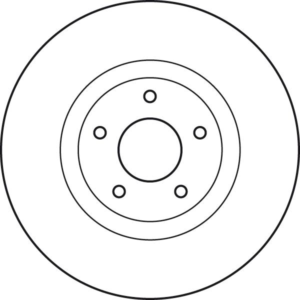 TRW DF4989S - Brake Disc autospares.lv