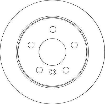 TRW DF4453 - Brake Disc autospares.lv