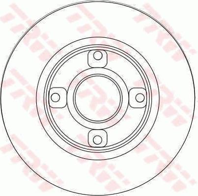 TRW DF4452 - Brake Disc autospares.lv