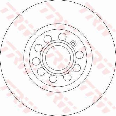 TRW DF4464 - Brake Disc autospares.lv