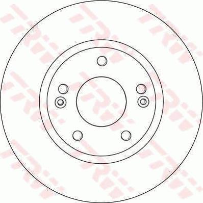 TRW DF4408 - Brake Disc autospares.lv