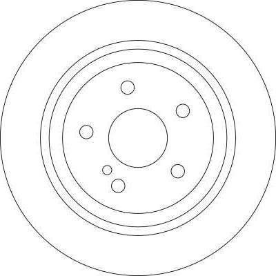 TRW DF4437 - Brake Disc autospares.lv