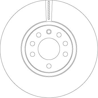 TRW DF4549 - Brake Disc autospares.lv