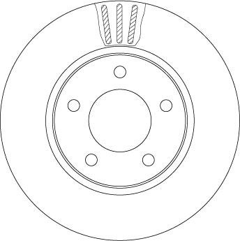 TRW DF4550 - Brake Disc autospares.lv