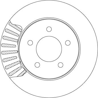 TRW DF4508 - Brake Disc autospares.lv