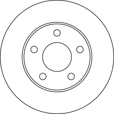 TRW DF4041 - Brake Disc autospares.lv