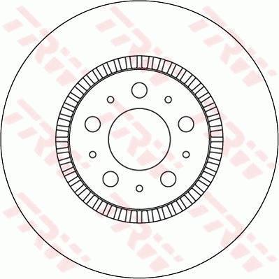 TRW DF4053 - Brake Disc autospares.lv