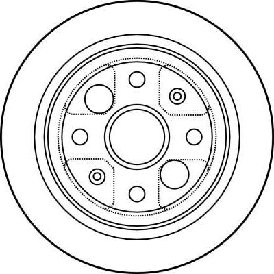 TRW DF4004 - Brake Disc autospares.lv