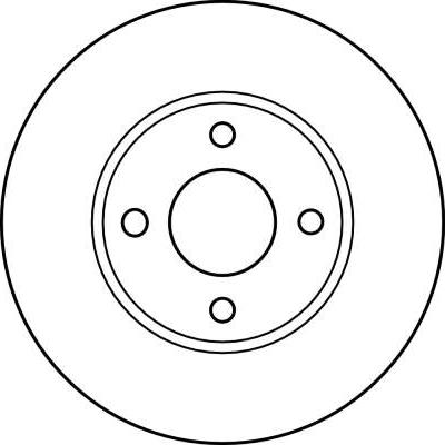 TRW DF4018 - Brake Disc autospares.lv