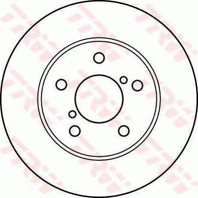 TRW DF4013 - Brake Disc autospares.lv