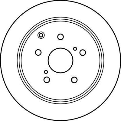 TRW DF4017 - Brake Disc autospares.lv