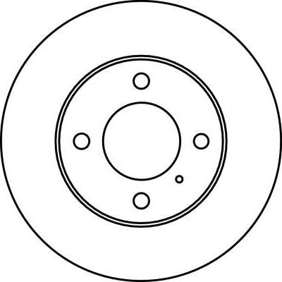 TRW DF4021 - Brake Disc autospares.lv