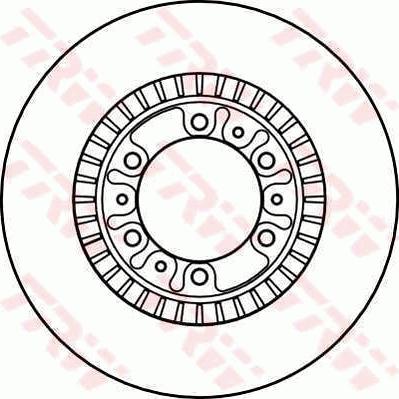 TRW DF4077 - Brake Disc autospares.lv