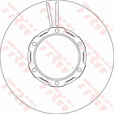 TRW DF4144 - Brake Disc autospares.lv