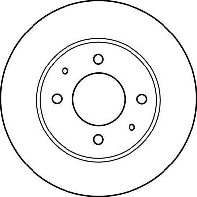 TRW DF4158 - Brake Disc autospares.lv