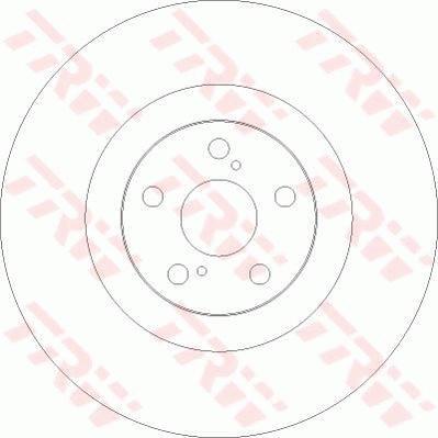 TRW DF4101 - Brake Disc autospares.lv