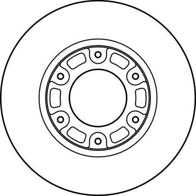 TRW DF4116 - Brake Disc autospares.lv