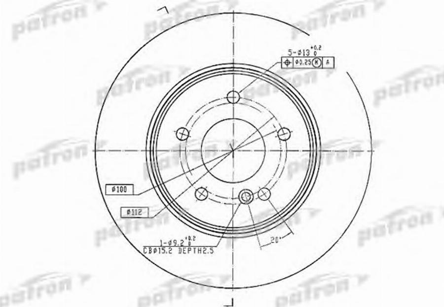 TRW DF4134BP - Brake Disc autospares.lv