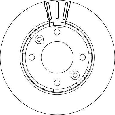 TRW DF4171 - Brake Disc autospares.lv