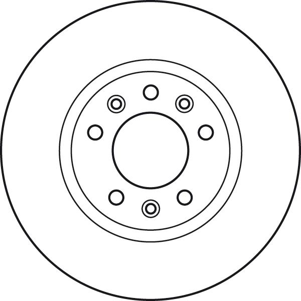 TRW DF4848S - Brake Disc autospares.lv