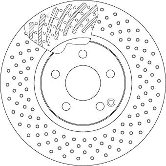 TRW DF4862S - Brake Disc autospares.lv