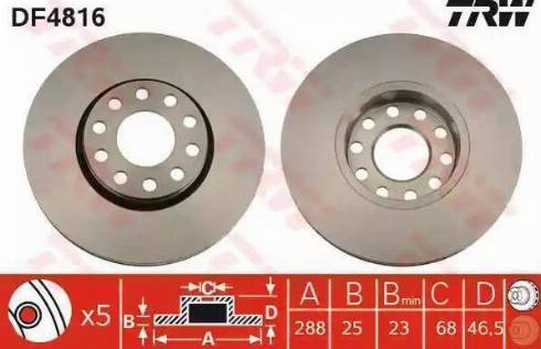 BOSCH 0 986 479 877 - Brake Disc autospares.lv