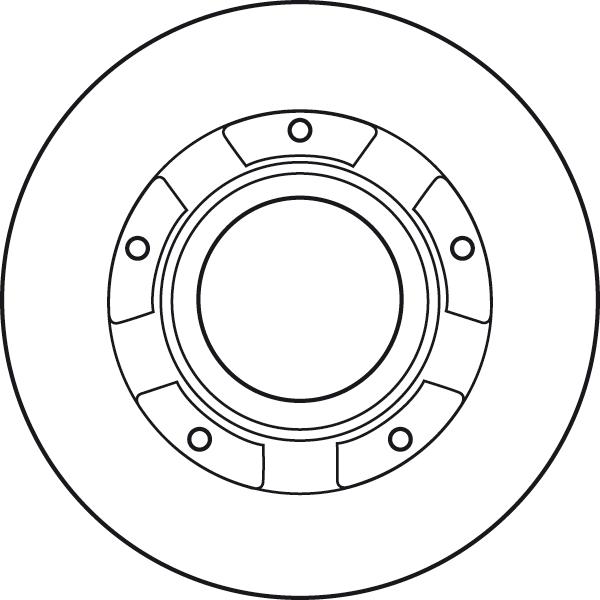 TRW DF4821S - Brake Disc autospares.lv