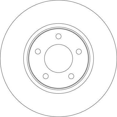 TRW DF4346 - Brake Disc autospares.lv