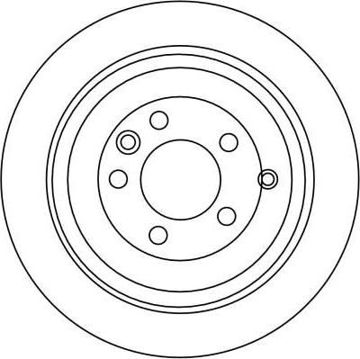 TRW DF4342S - Brake Disc autospares.lv