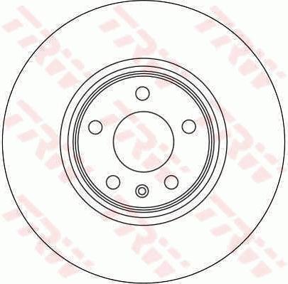 TRW DF4358 - Brake Disc autospares.lv