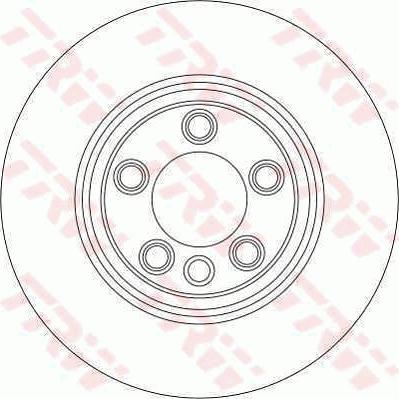 TRW DF4305S - Brake Disc autospares.lv