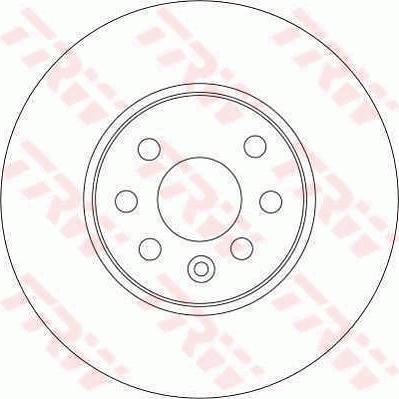 TRW DF4318 - Brake Disc autospares.lv