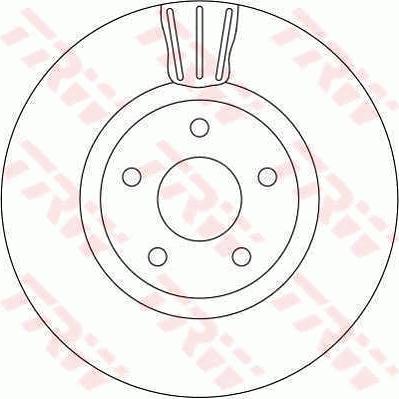 TRW DF4313 - Brake Disc autospares.lv