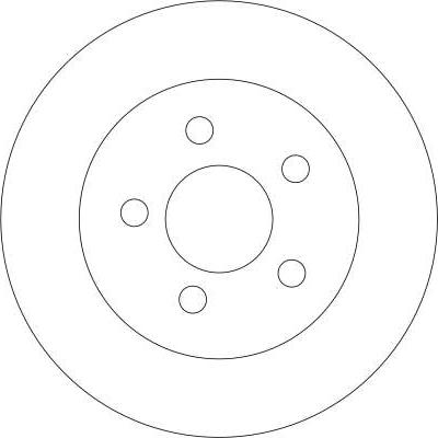 TRW DF4336 - Brake Disc autospares.lv