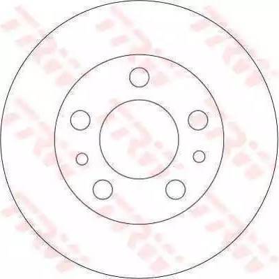 TRW DF2790S - Brake Disc autospares.lv